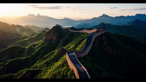 The Great Wall Of China Stock Footage 297953594