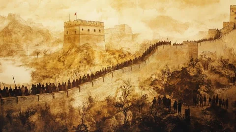 The Great Wall Of China Stock Footage 297953657