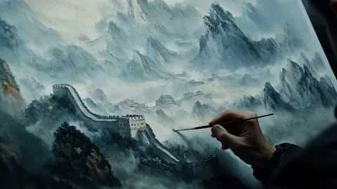 The Great Wall Of China Stock Footage 297953659