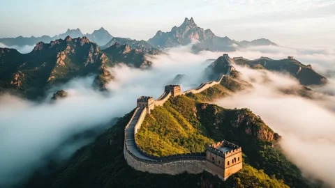 The Great Wall Of China Stock Footage 297953669
