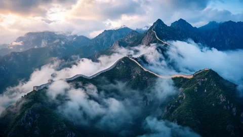 The Great Wall Of China Stock Footage 297953911