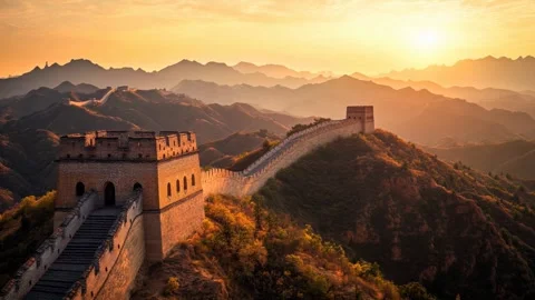 The Great Wall Of China Stock Footage 297954200