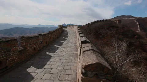 The Great Wall Of China - Mutianyu Stock Footage 143304328