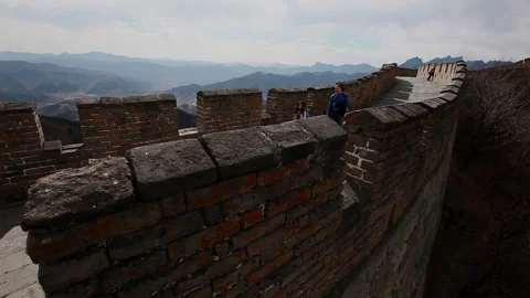 The Great Wall Of China - Mutianyu Stock Footage 143304513