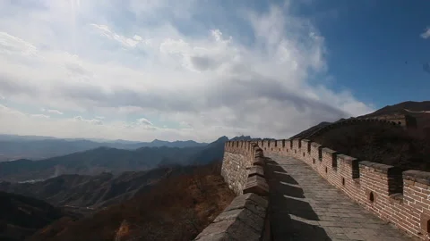 The Great Wall Of China - Mutianyu Stockbeeldmateriaal 143304823