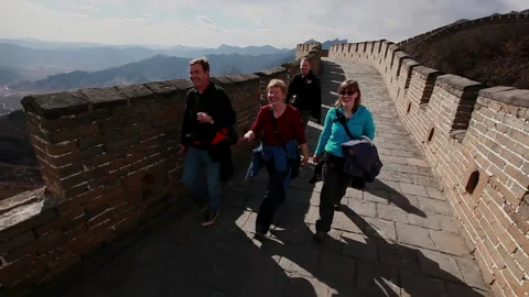 The Great Wall Of China - Mutianyu Stock Footage 143304867