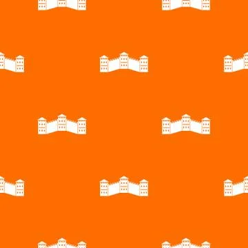 Great Wall of China pattern seamless Stock Illustration