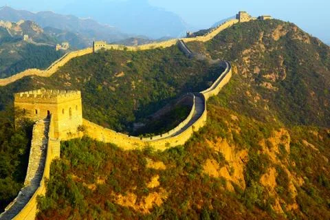 Great wall of china Stock Photos