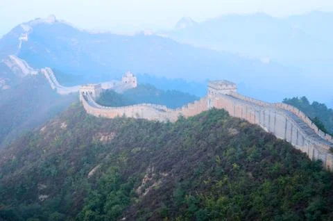 Great wall of china Stock Photos