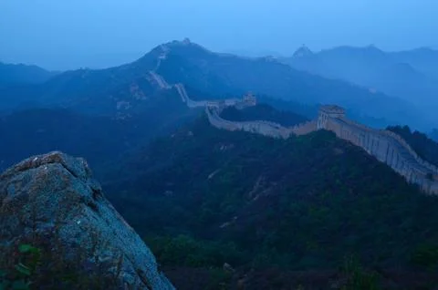 Great wall of china Stock Photos