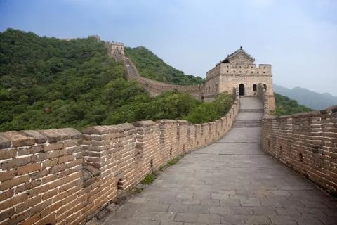 The great wall of china. Stock Photos