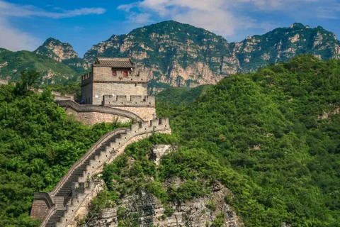 The great wall of china Stock Photos