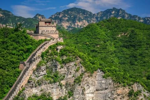 The great wall of china Stock Photos