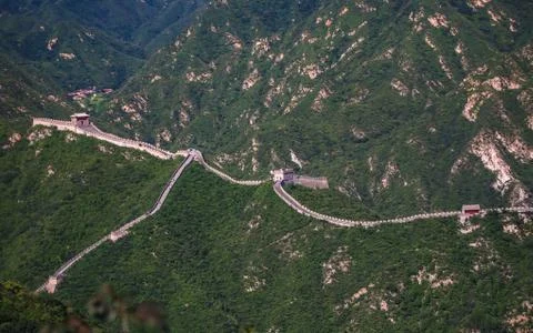 The great wall of china Stock Photos