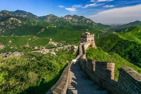 The great wall of china Foto stock