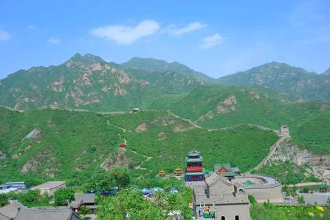 Great wall in china Stock Photos