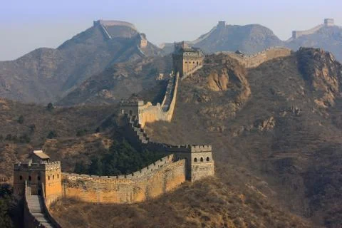 The great wall of china Stock Photos