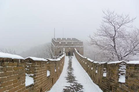 Great Wall in China Stock Photos