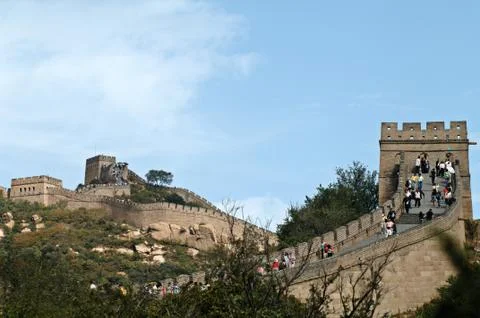 Great wall of china Stock Photos