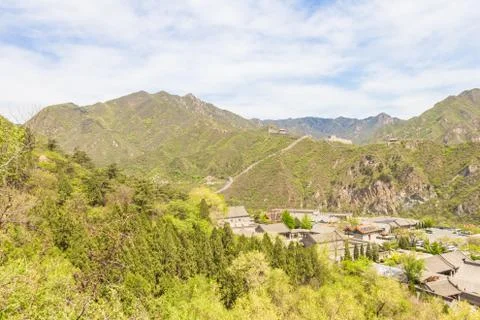 The Great Wall of China Fotos Stock