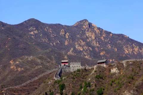 The Great Wall in China Stock Photos