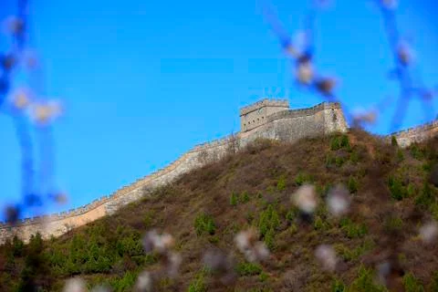 The Great Wall in China Stock Photos