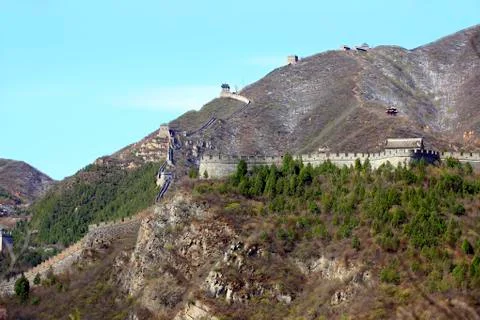 The Great Wall in China Stock Photos