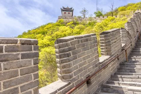 The Great Wall in China Stock Photos