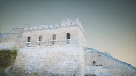 Great Wall of China in Summer Stock Footage 140660321