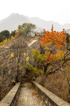 Great wall exit Stock Photos