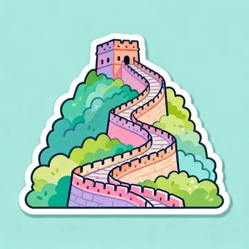 Great wall Иллюстрация
