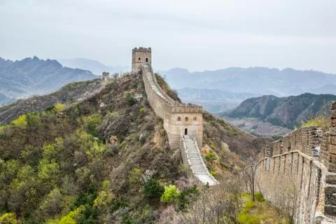 Great Wall, Jinshanling section Stock Photos