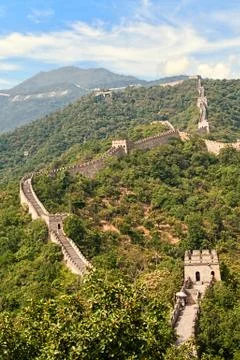 The great wall Foto stock