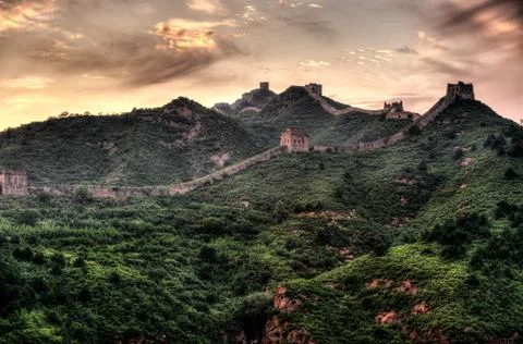 Great Wall. Stock Photos