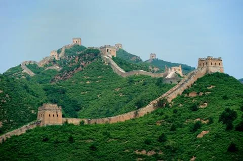Great Wall. Stock Photos