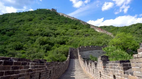 Great Wall road Stock Footage 65031915