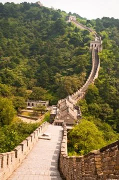 The Great Wall section Stock Photos