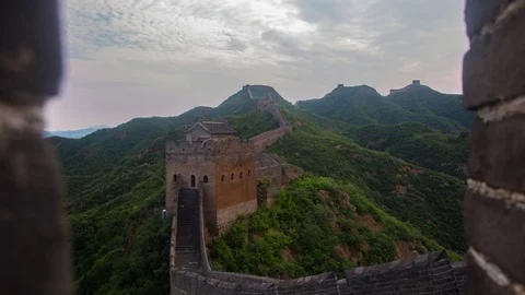 Great Wall slide motion Stock Footage 83796872