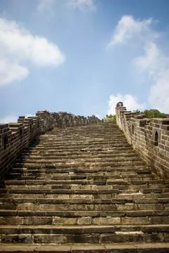 Great Wall steps 写真素材