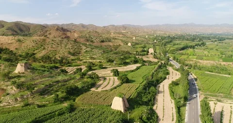 The Great Wall &amp; Watch Tower Stock Footage 95996997