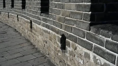 Great wall,China ancient defense engineering 库存影片 22070232
