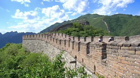 Great Wall's  outside Wall Stock-Footage 65011843