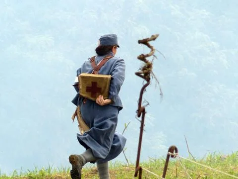 Great War Reenactment Stock-Fotos