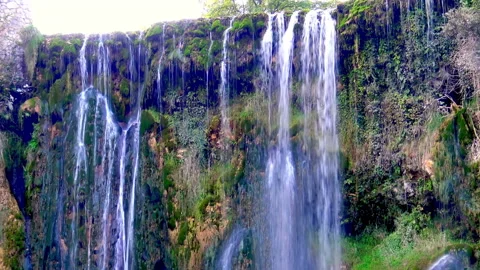 Great waterfall at river Pliva. Video stock 167561885