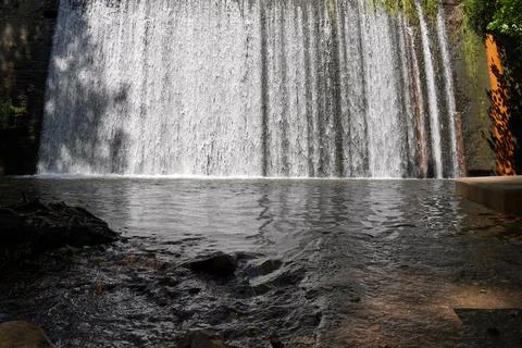 Great Waterfall View, Waterfall, Stream Stock Photos