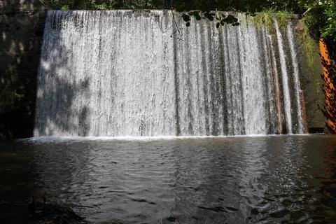 Great Waterfall View, Waterfall, Stream Stock Photos