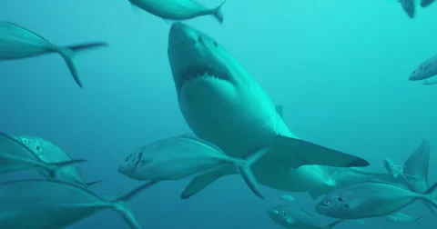Great White in 2k Stock Footage 41652273