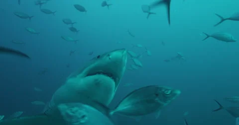 Great White in 2k Stock Footage 41684502