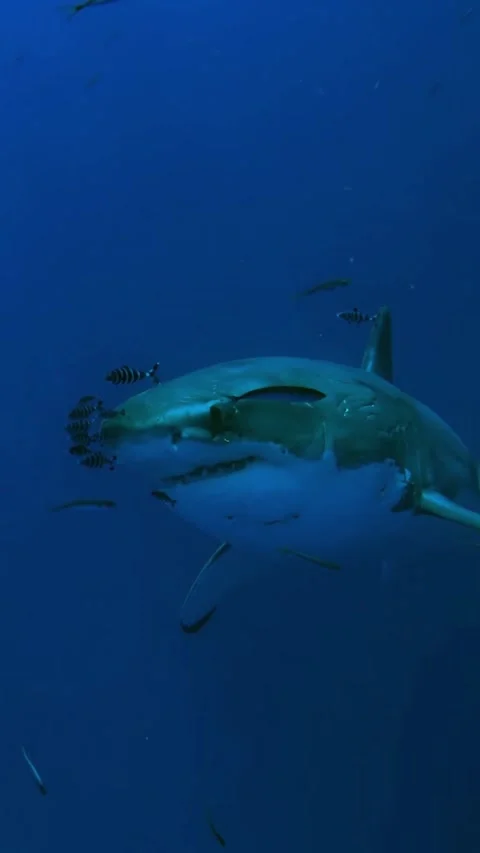 Great white shark Vidéo 329854896