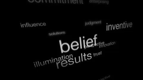 Great words of inspiration - text animation Vidéo 9893487